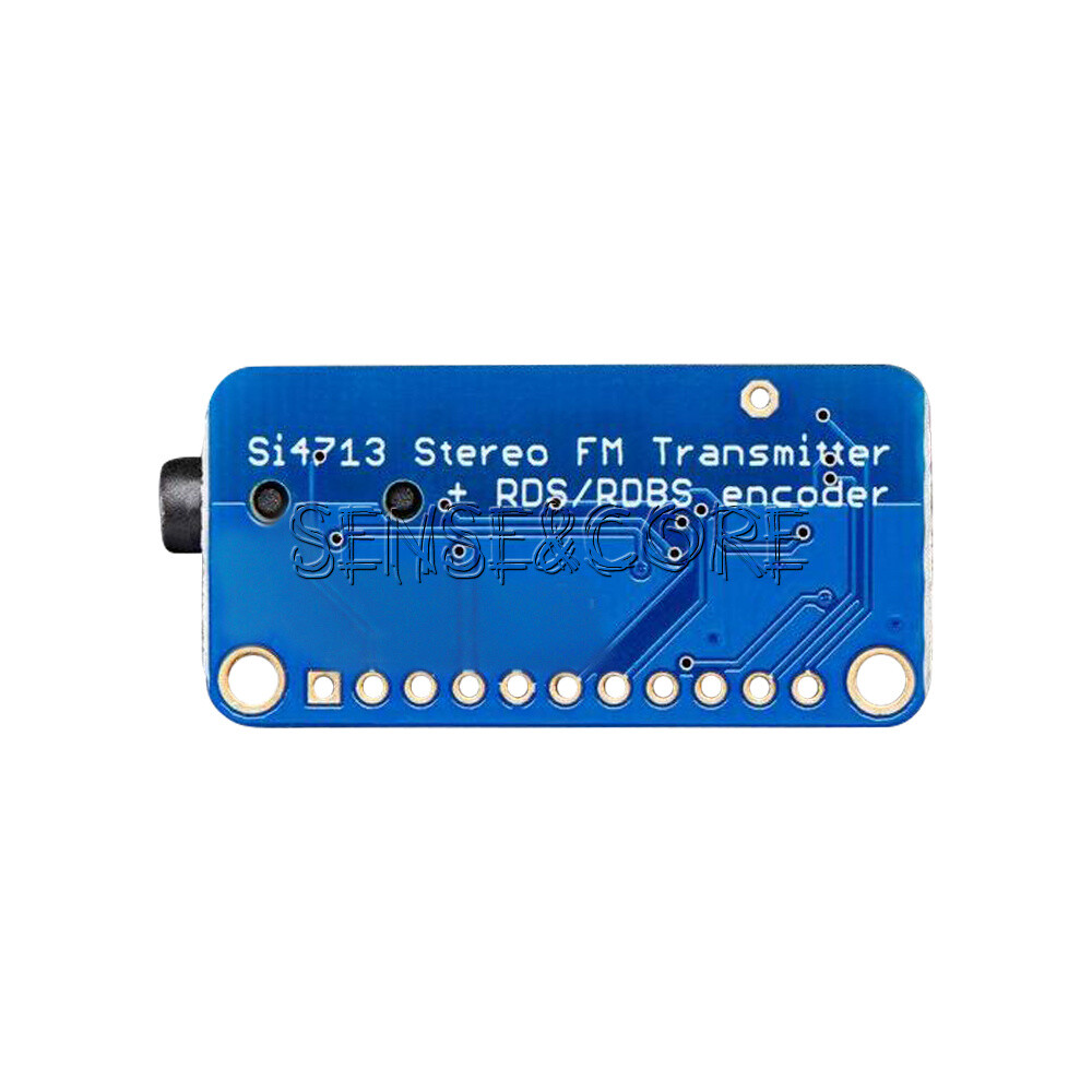 All-in-one Stereo Audio FM Transmitter Module Breakout Board - Si4713 Frequency-