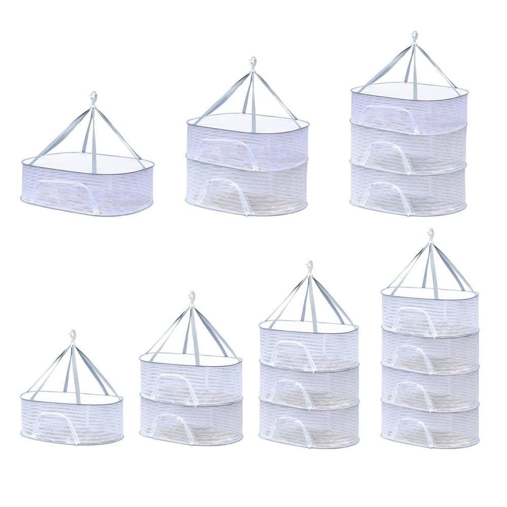 Fish Drying Racks Versatile Foldable with Hanging Hook