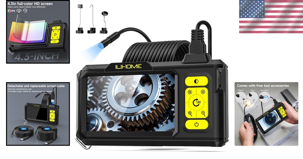 HD Endoscope Camera for Automotive Diagnostics