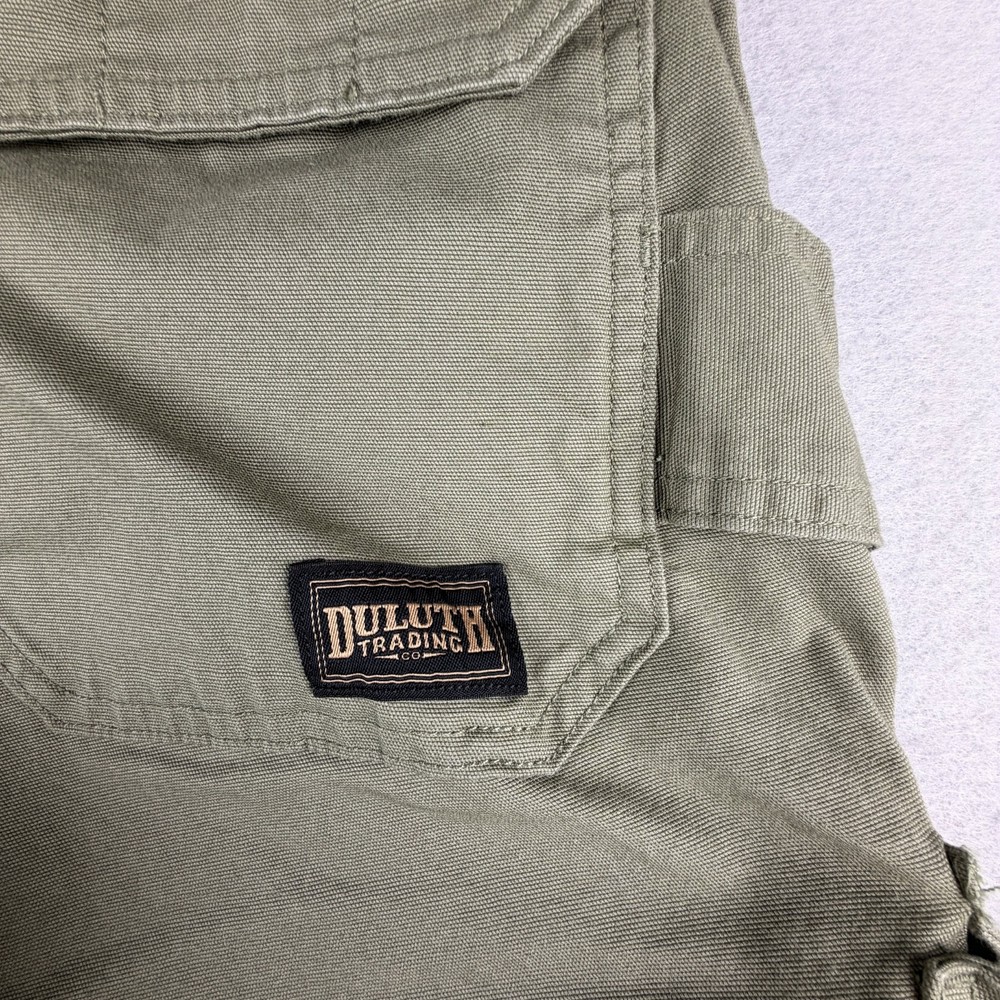 Duluth Trading DuluthFlex Fire Hose Cargo Pants Green 33x30 Relaxed Work