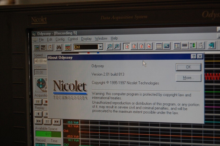 NICOLET ODYSSEY DATA ACQUISITION SYSTEM