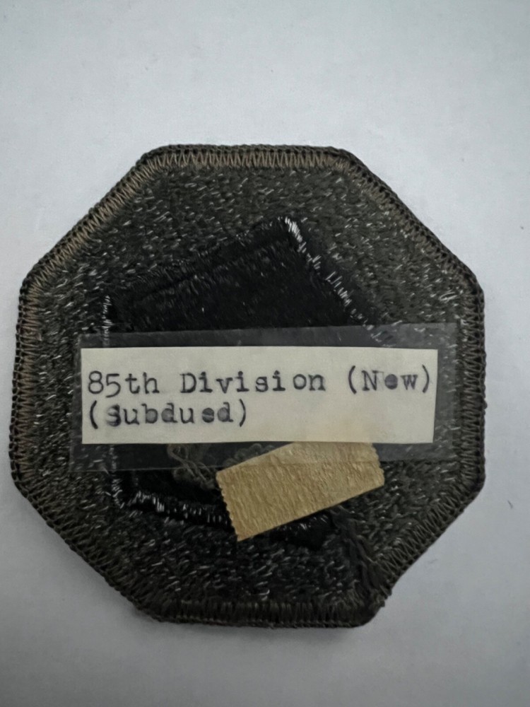 85th Division Subdued US Army Patch "New Design"