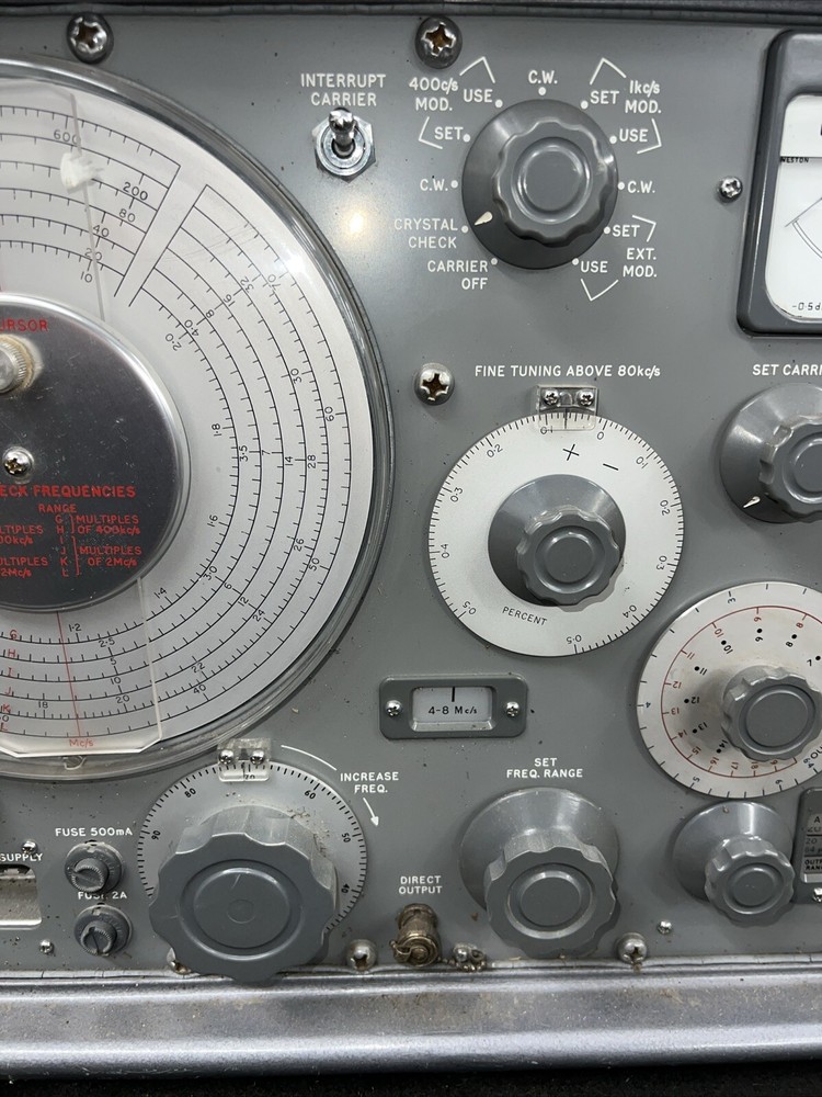 Marconi TF144H Instruments Standard Signal Generator Untested