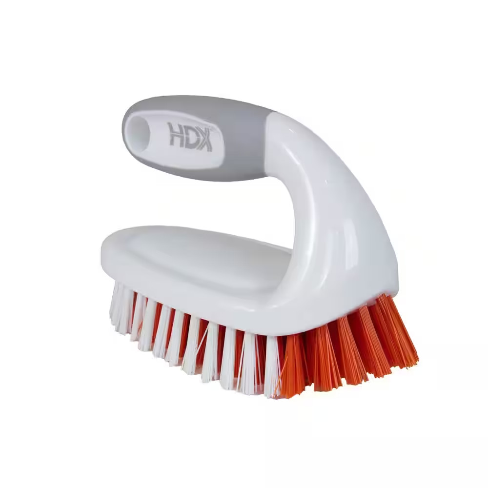 Scrub Brush 6 In. Iron Handle 1-Pack