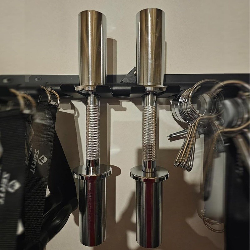 Loadable Dumbbells Adjustable 150lbs Knurled Grip Chrome Spring Collars New