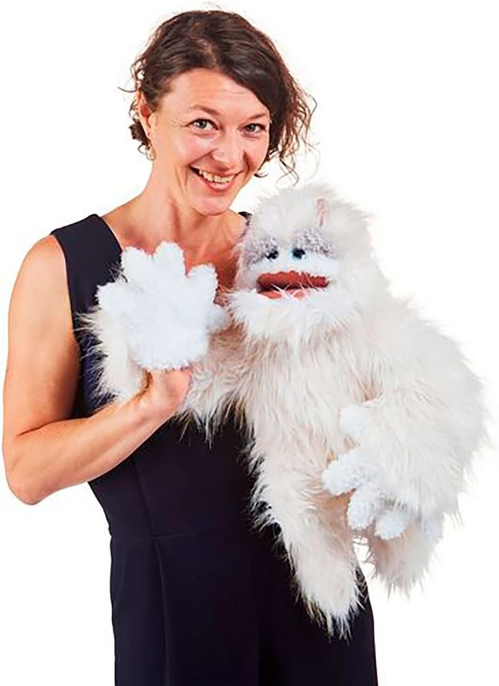 Yeti Hand Puppet, White