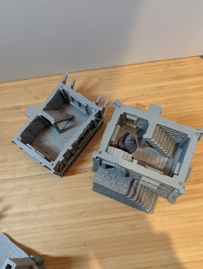 Fantasy Wargaming Windmill Tower Terrain compatible with Warhammer/DnD/Tabletop