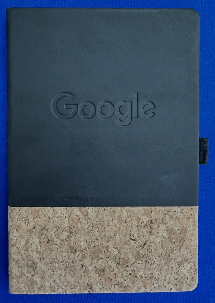 Google Branded Writing Notebook Journal Pad Book--Brand New