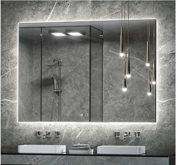 BACKLIT BATHROOM MIRROR