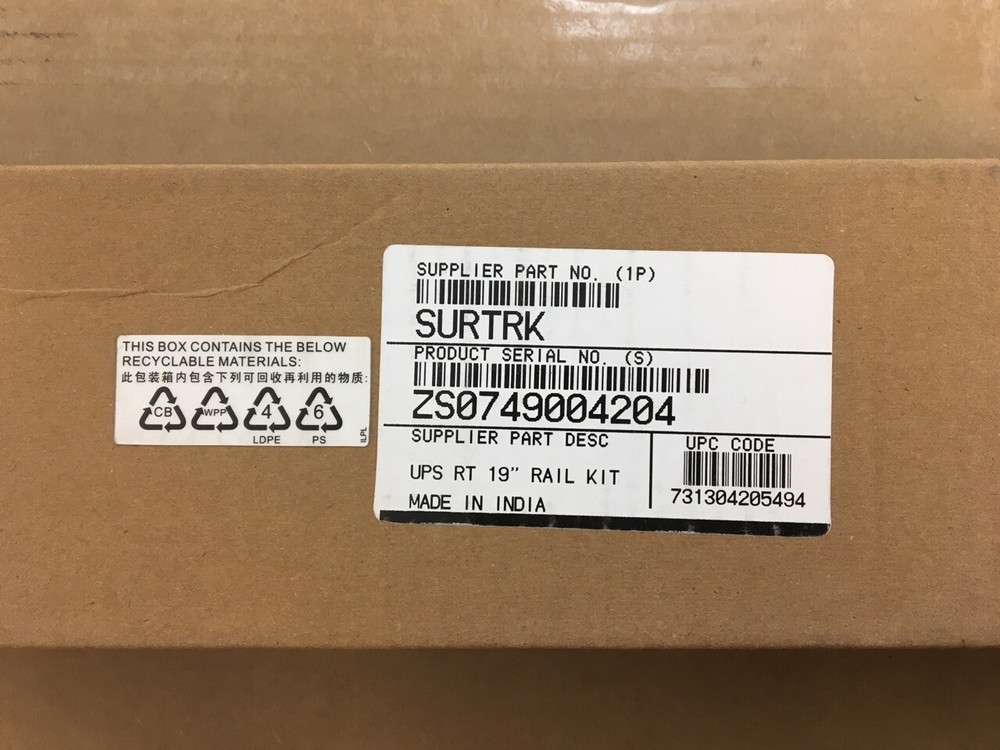 APC Smart-UPS RT 19" Rail Kit & Conversion Kit - SURTRK ✅❤️️✅❤️️ New! Sealed!