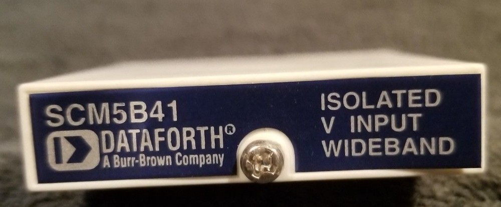 Dataforth SCM5841-02, wide bandwidth isolated voltage input module