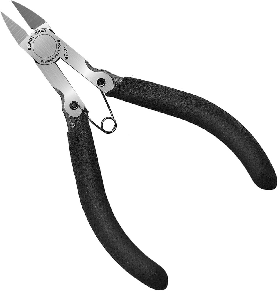 5 inch Precision Flush Cutters Multi-functional Wire Snips, Ideal for Model, Ele
