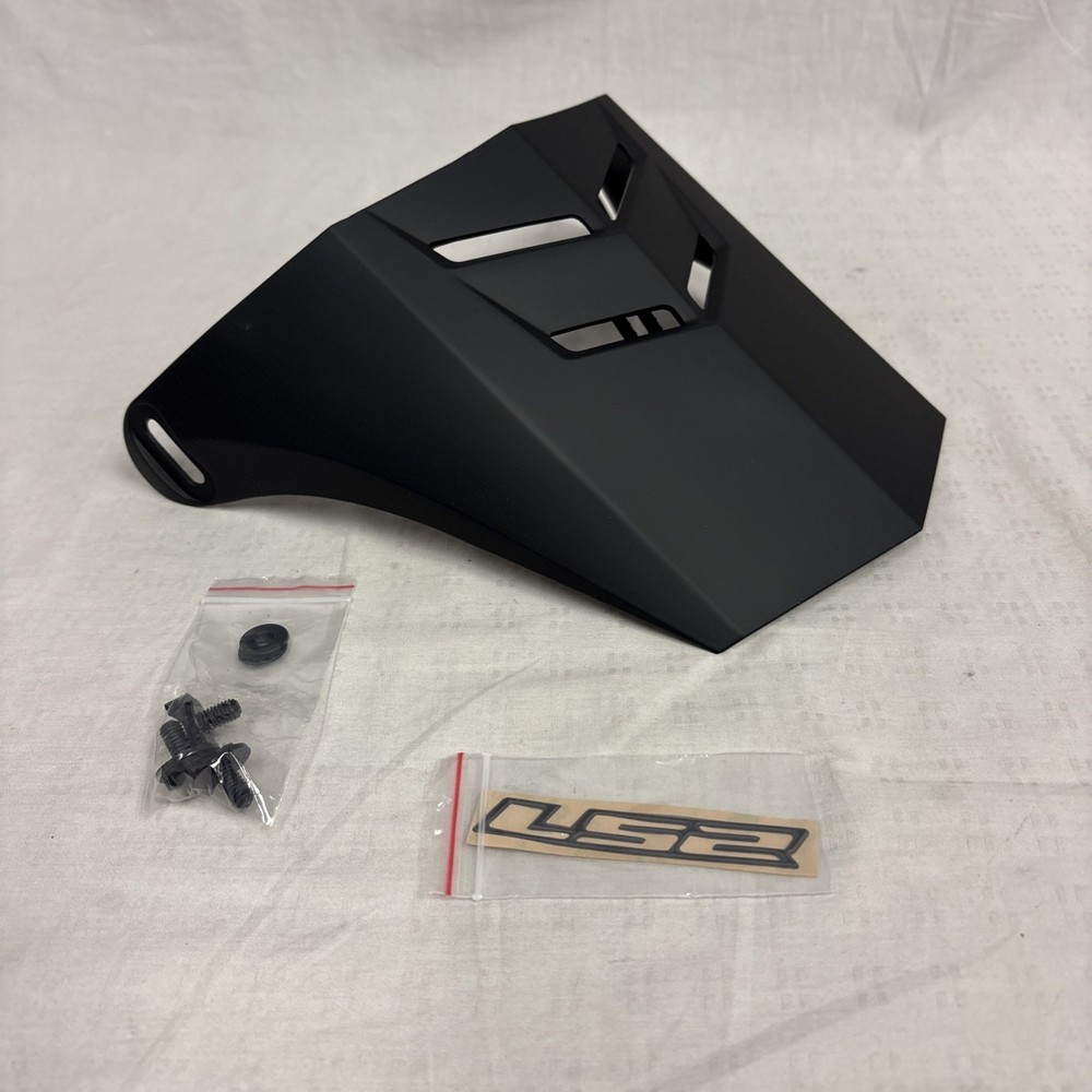 LS2 Xtra Helmet Replacement Visor Peak Matte Black