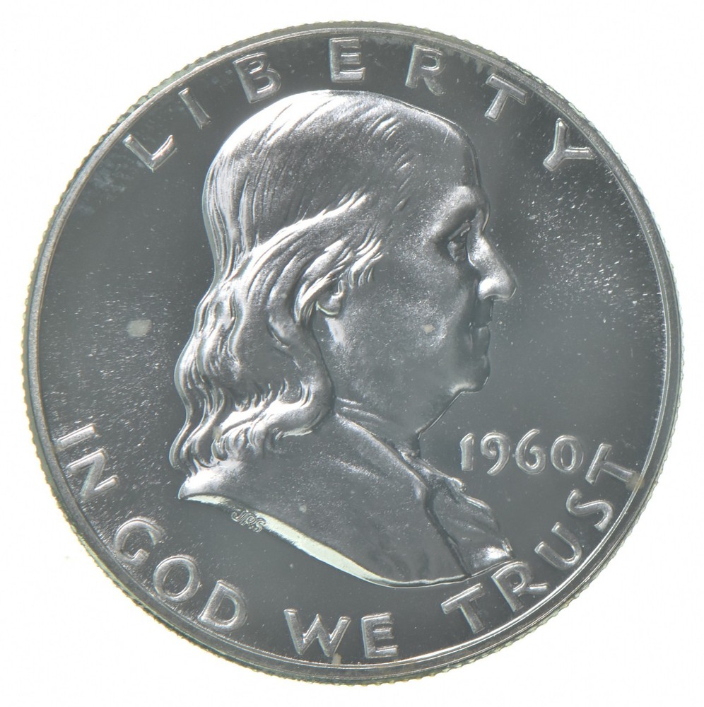 1960 Proof Franklin Half Dollar 90% Silver