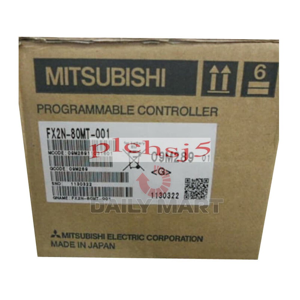 New In Box MITSUBISHI FX2N-80MT-001 Programmable Controller