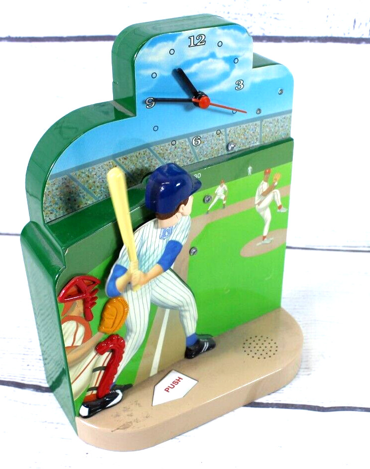 Animated Baseball Clock by Fun-Damental, from 1999 Tested And Works