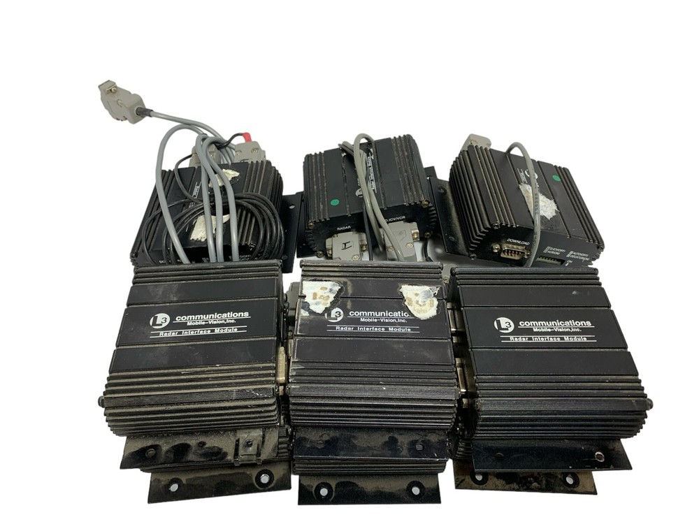 Lot of 9 L3 Communications Mobile Vision FLASHBACK 2 HD Radar Interface Module
