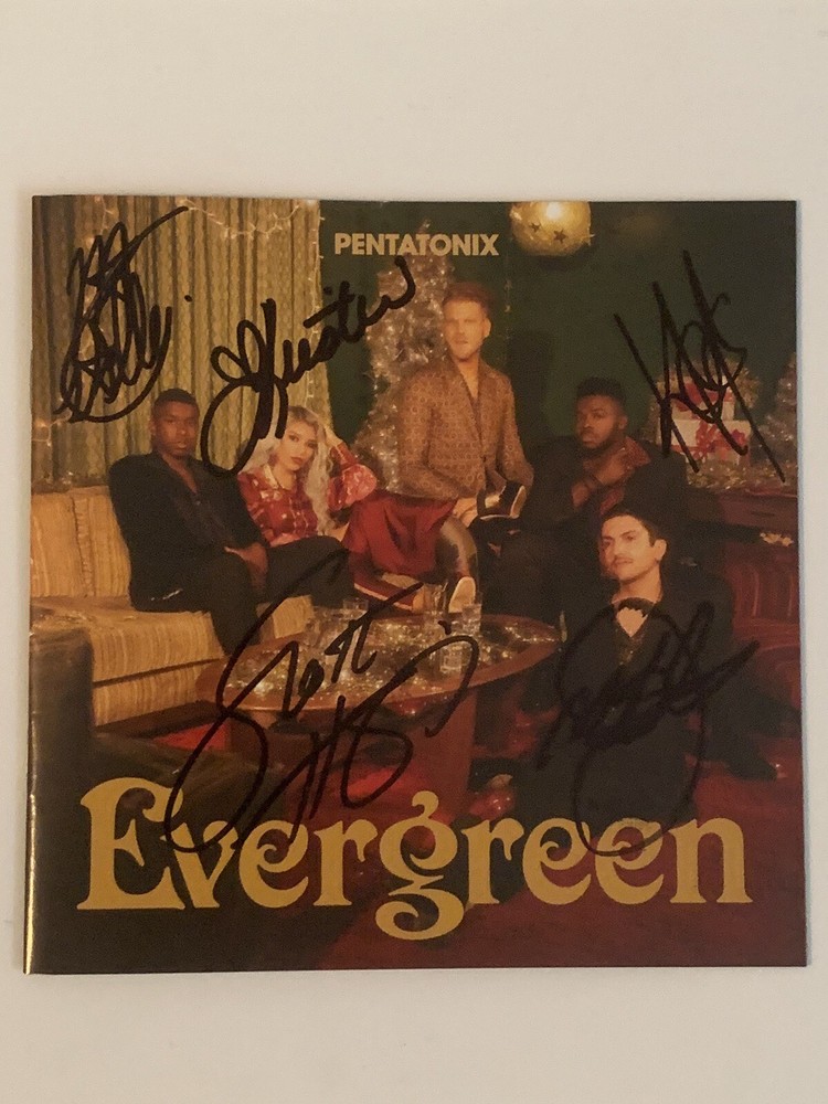 Pentatonix Evergreen CD Signed Autographed JSA COA