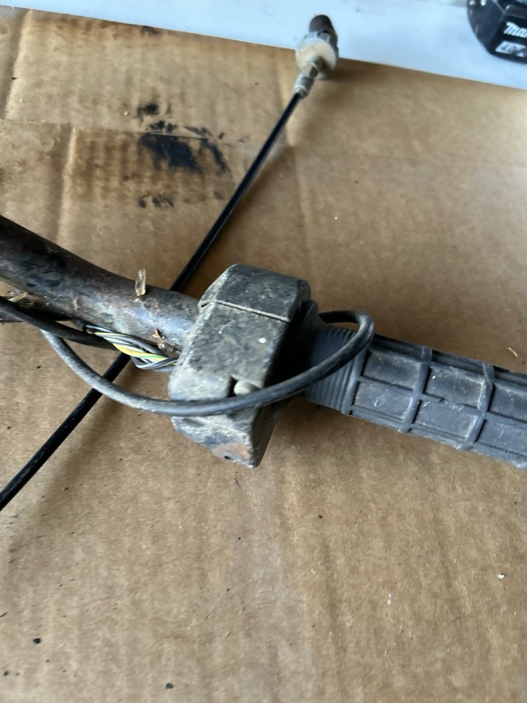 Suzuki Lt80 Handlebars And Switch Thumb Throttle Cable OEM Untested