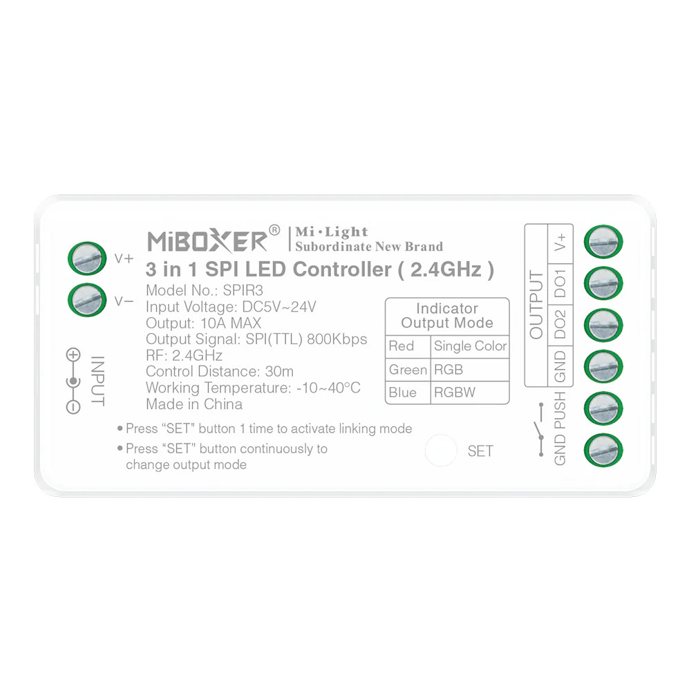 Miboxer 3 in 1 SPI LED Controller (2.4GHz)
