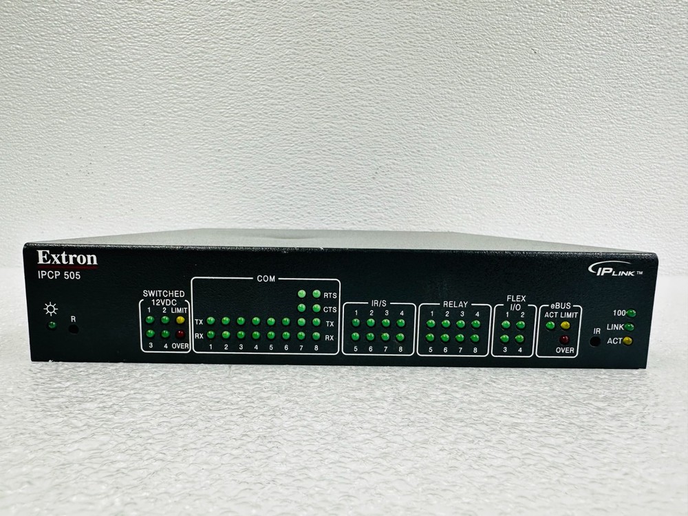 Extron IPCP 505 AV Automation Control Processor RS232 IR IO Ethernet Control 🚚