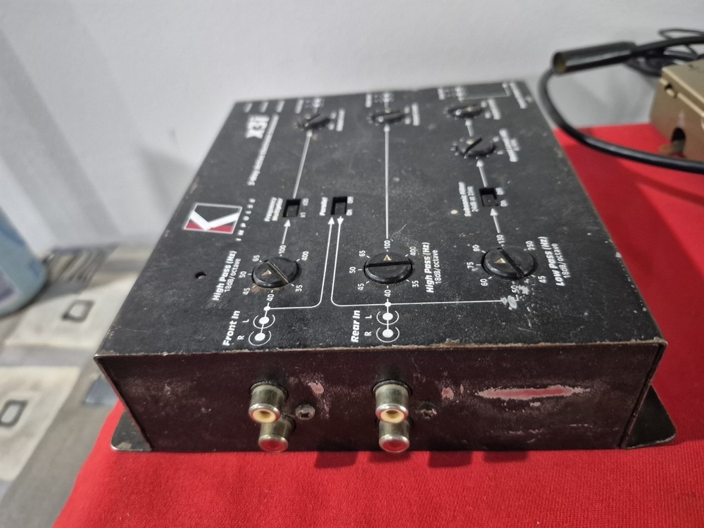 Kicker X3i 3-way Active Electronic Crossover Bundle Untested