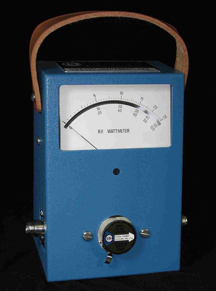Coaxial Dynamics 81000A RF Wattmeter Bird 43 Elements Compatible
