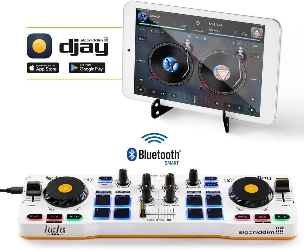 DJControl Mix DJ Software Controller with Algoriddim Djay App Bundle with Pro...