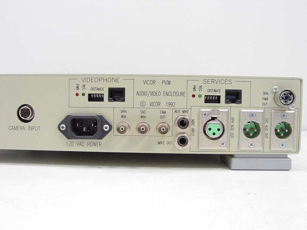 Vicor PVW Audio/Video Enclosure Videophone, Services and Camera Input/Output
