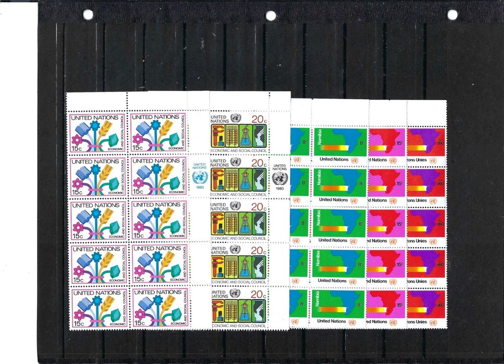 1973/1980 Assorted MIB's/10 - New York Office - MNH (1998)