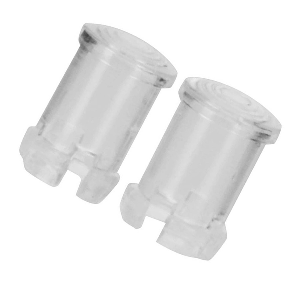 100Pcs Nylon LED Light Emitting Diode Transparent Lamp Light Caps Protective