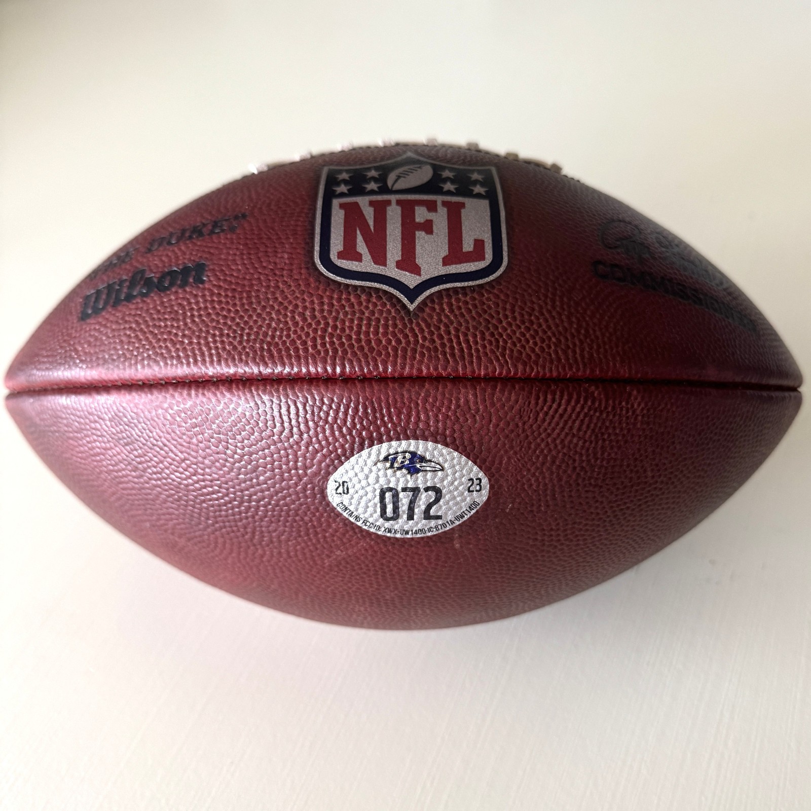 Lamar Jackson PHOTOMATCHED GAME-USED Ravens Football vs Chiefs 01/28/24 AFC game