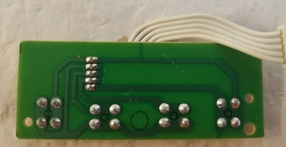 APEX ADV-3750 VCR & DVD Player FUNCTION BUTTON PCB BOARD Working