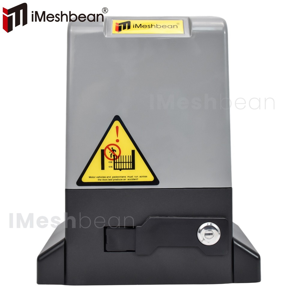 370W 2000LBS Automatic Sliding Gate Opener Rack Driven APP+Keypad+6 Remote Contr