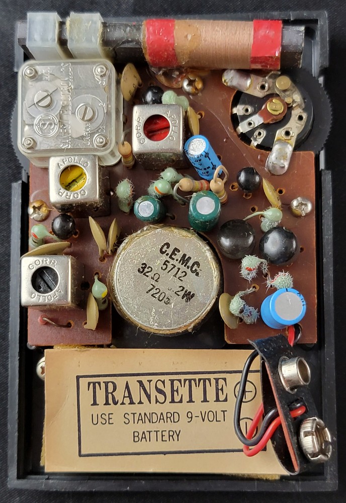 Solid State Transette Transistor Radio Portable Pocket Handheld WORKS Vintage