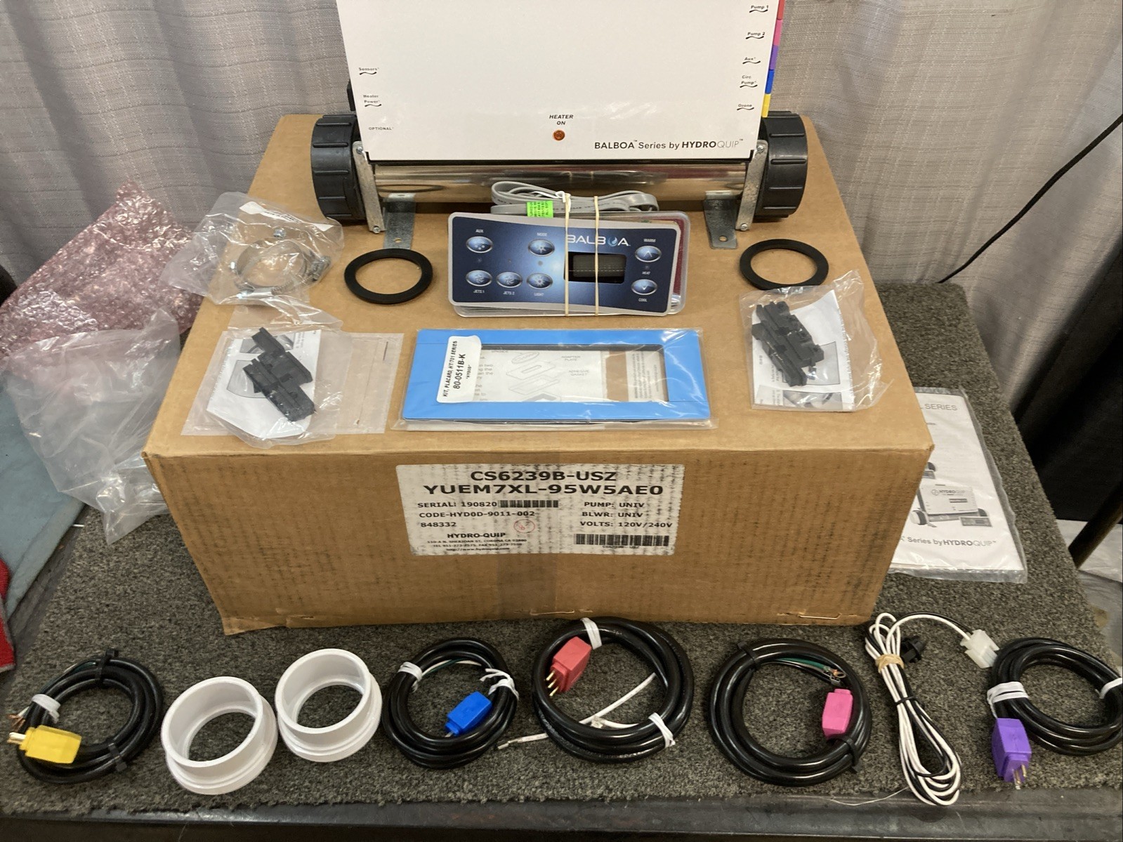 NEW GENUINE HYDRO-QUIP CS6239B-USZ Balboa Series SPA CONTROL SYSTEM