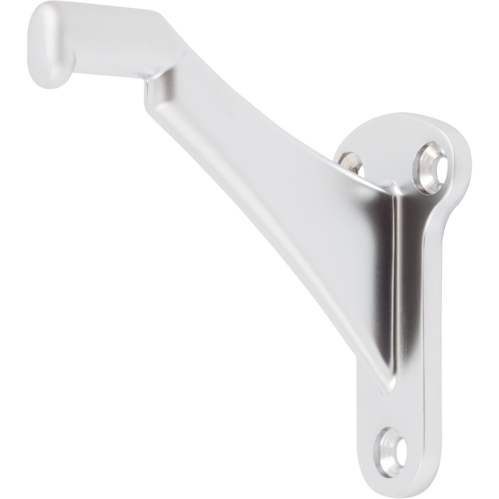 Heavy-Duty Handrail Bracket, Satin Chrome by Stone Harbor Hardware