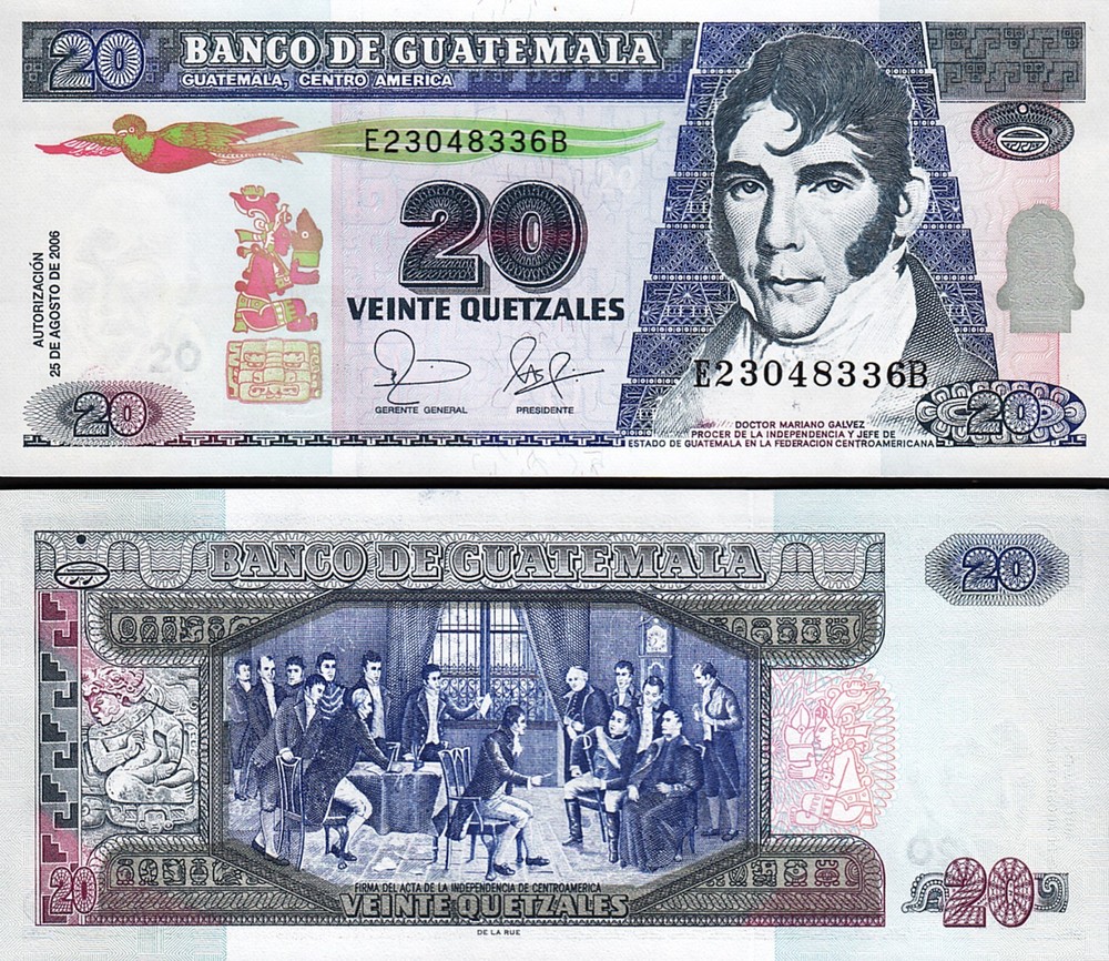 Guatemala 20 Quatzales, 2006, UNC, P-112a