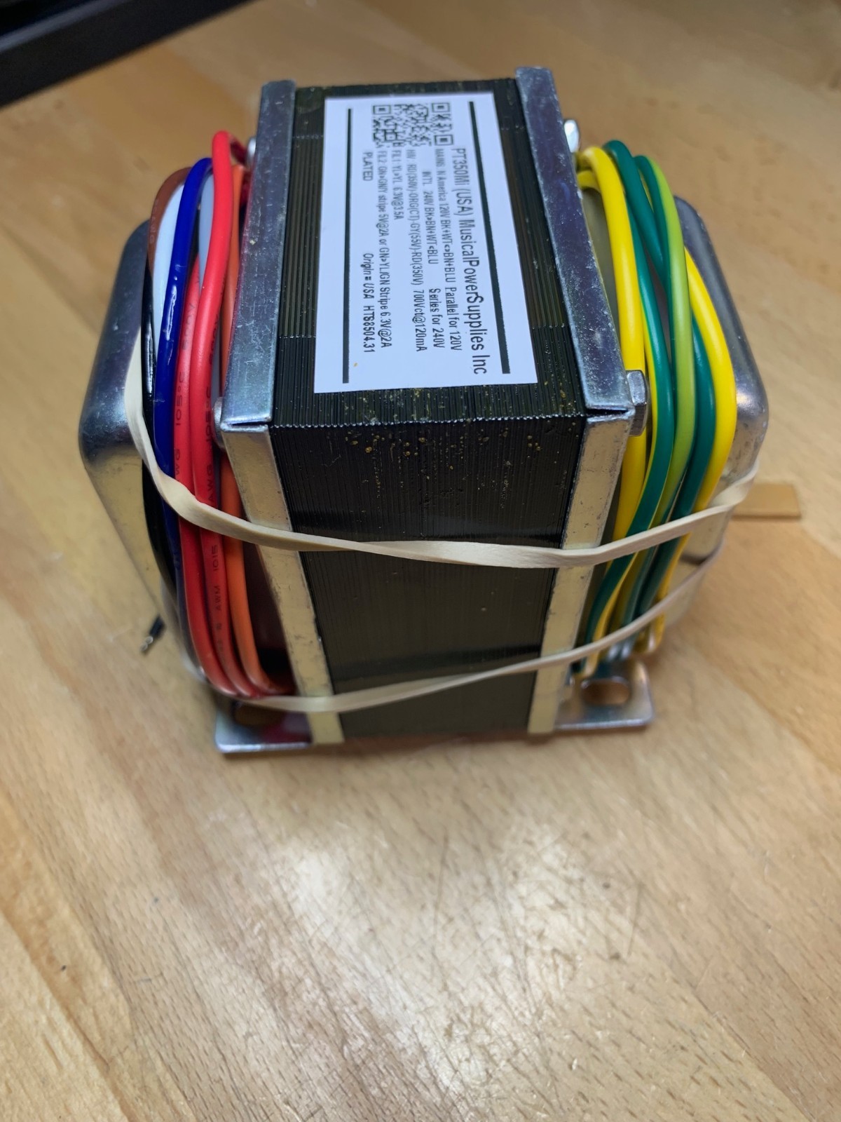 PT350Mi-TUBE AUDIO POWER TRANSFORMER for TUBE AUDIO (700Vct) x 120mA