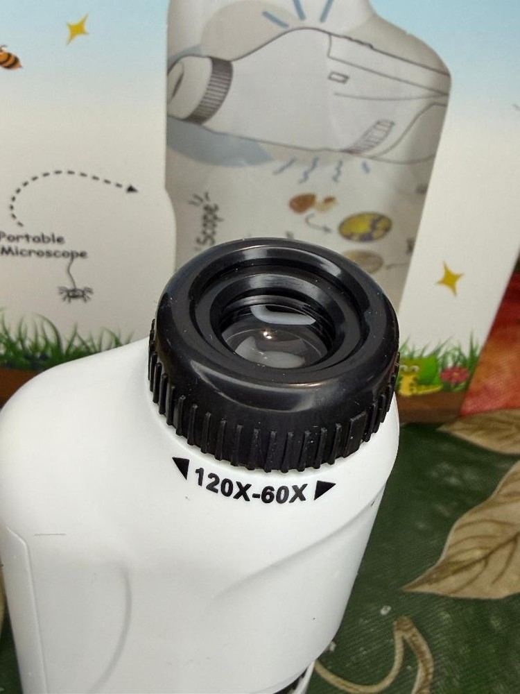 Mini Microscope for Kids The Marvin Scope for Educational Science with LED Light
