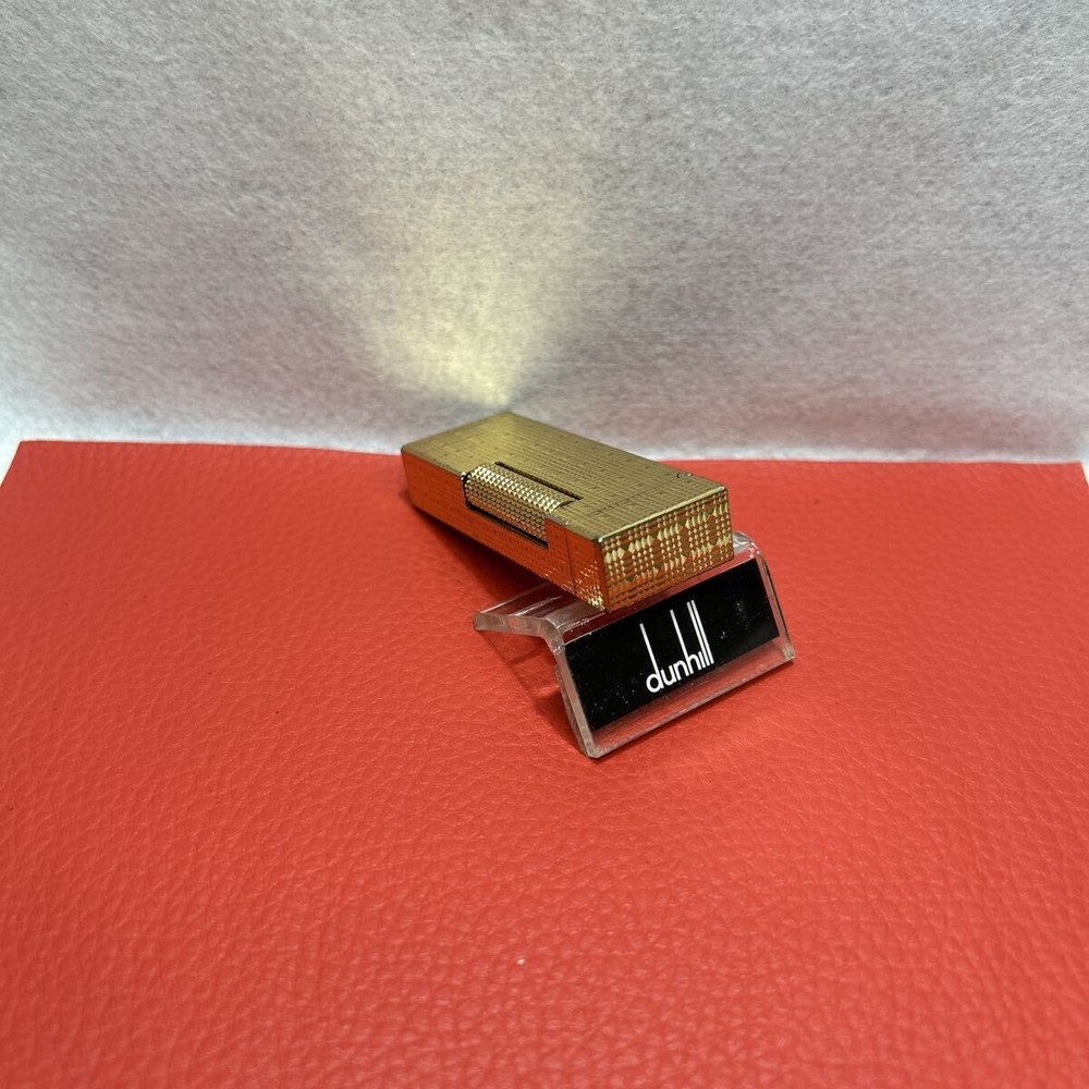 Overhauled Dunhill Rollagas lighter Gold without box