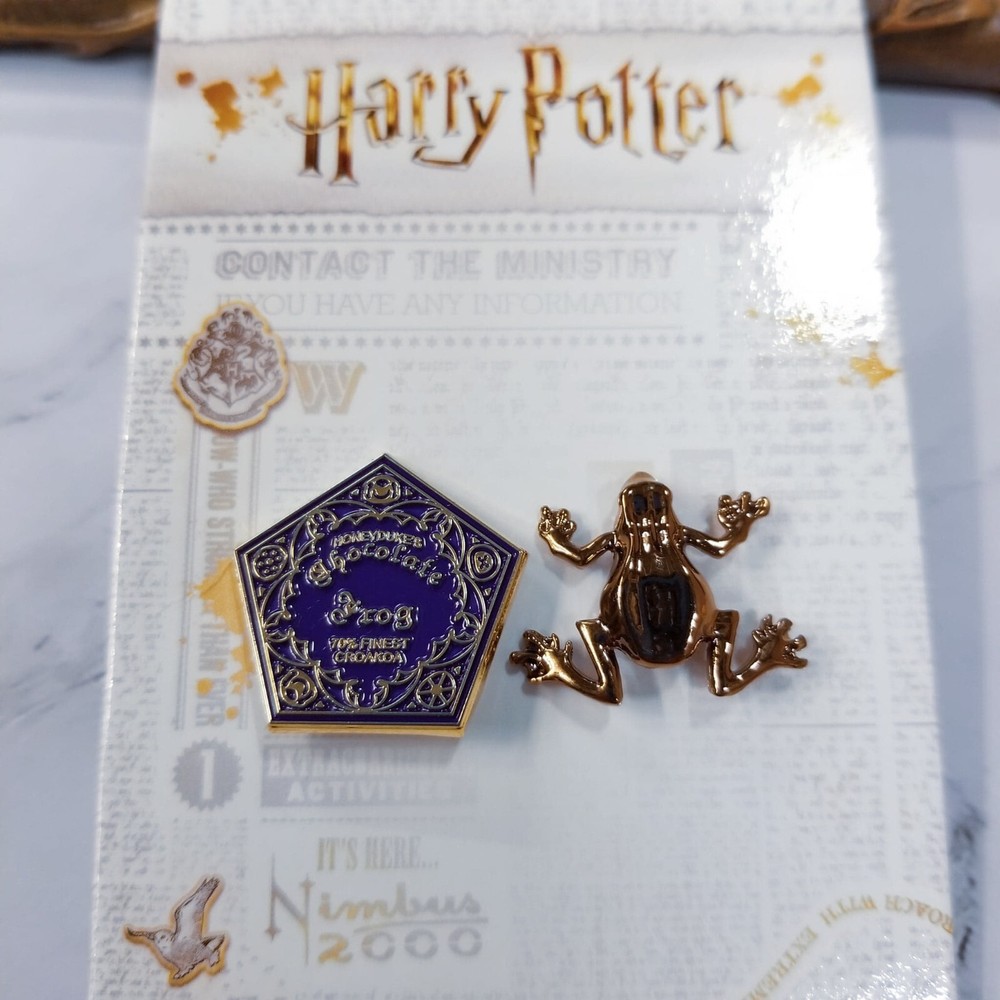 Chocolate Frog (Harry Potter) Enamel Pin Set 2-Pack