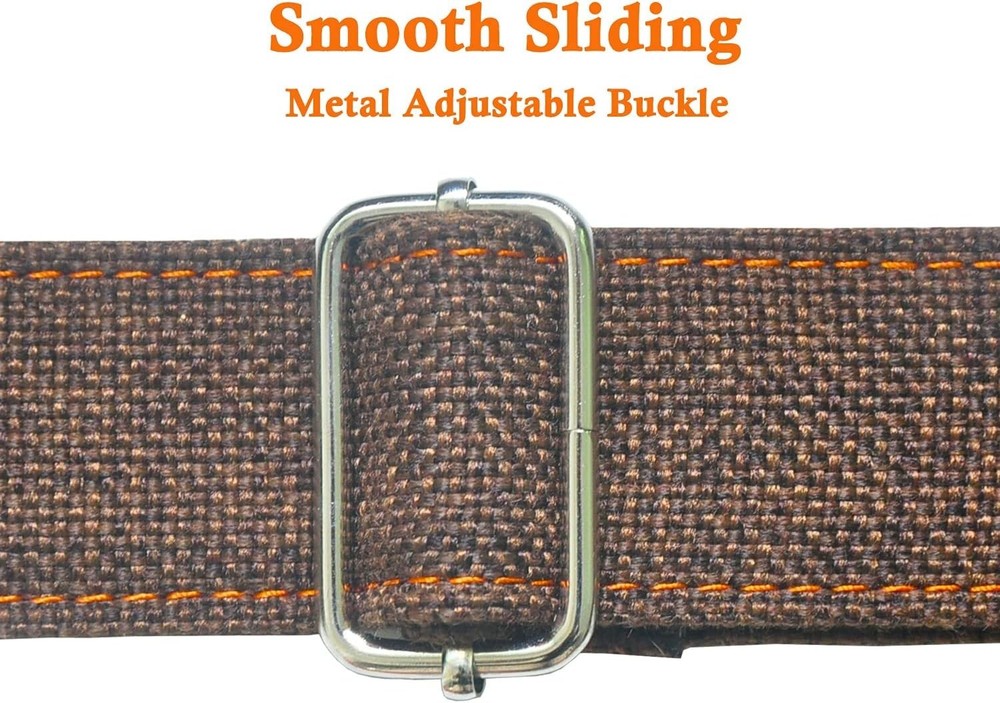 Ukulele Strap Cotton Linen Adjustable Uke Shoulder Strap with Picks Lock Butt...