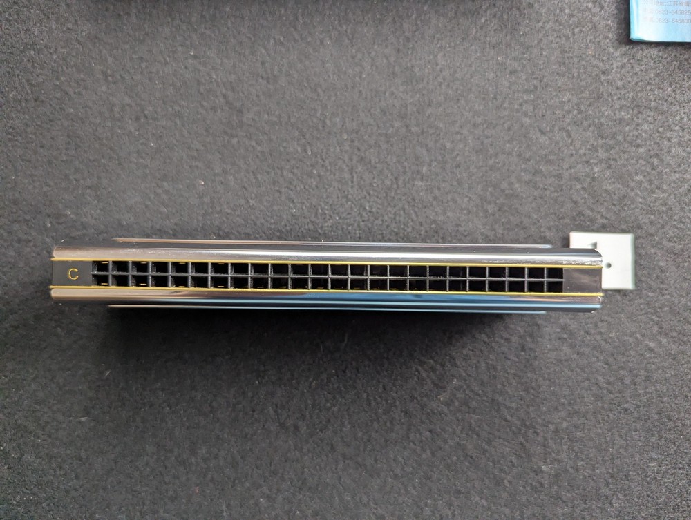 Swan Hohner Harmonica 24/28 two sided G/C plastic comb 96 notes