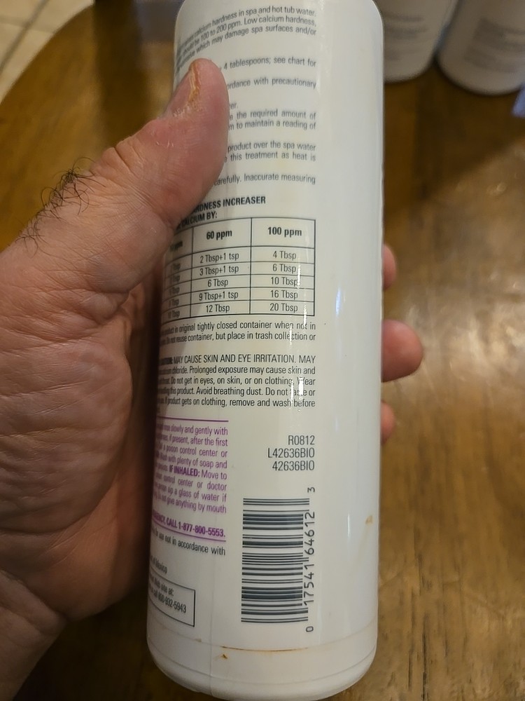 SpaGuard Spa Calcium Hardness Increaser 12 oz - 4 Pack
