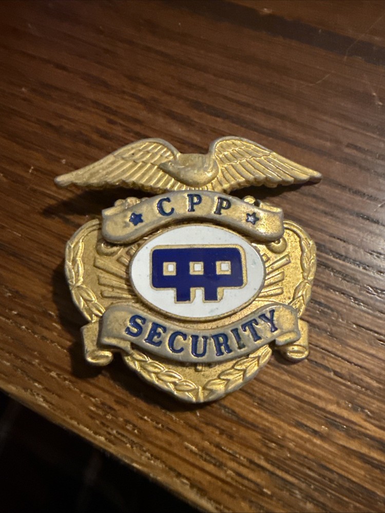 Vintage CPP Insignia Badge Pin