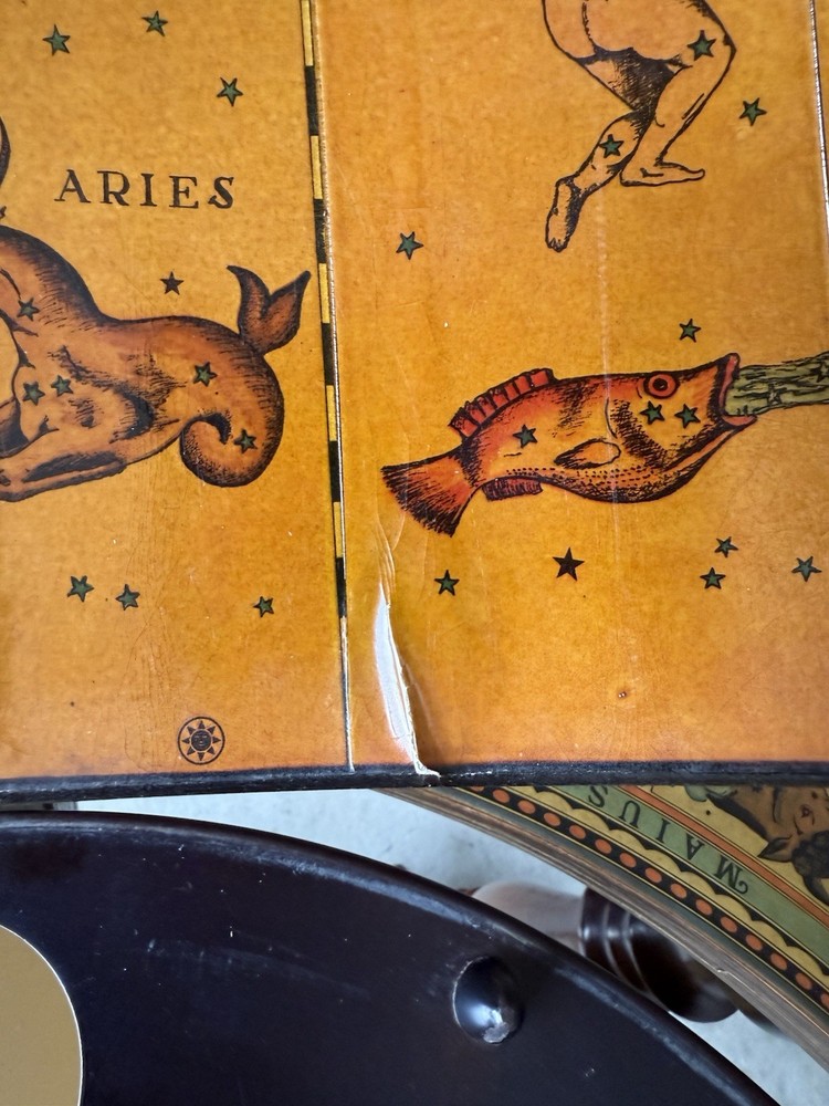 Vintage Astrology Bar Table