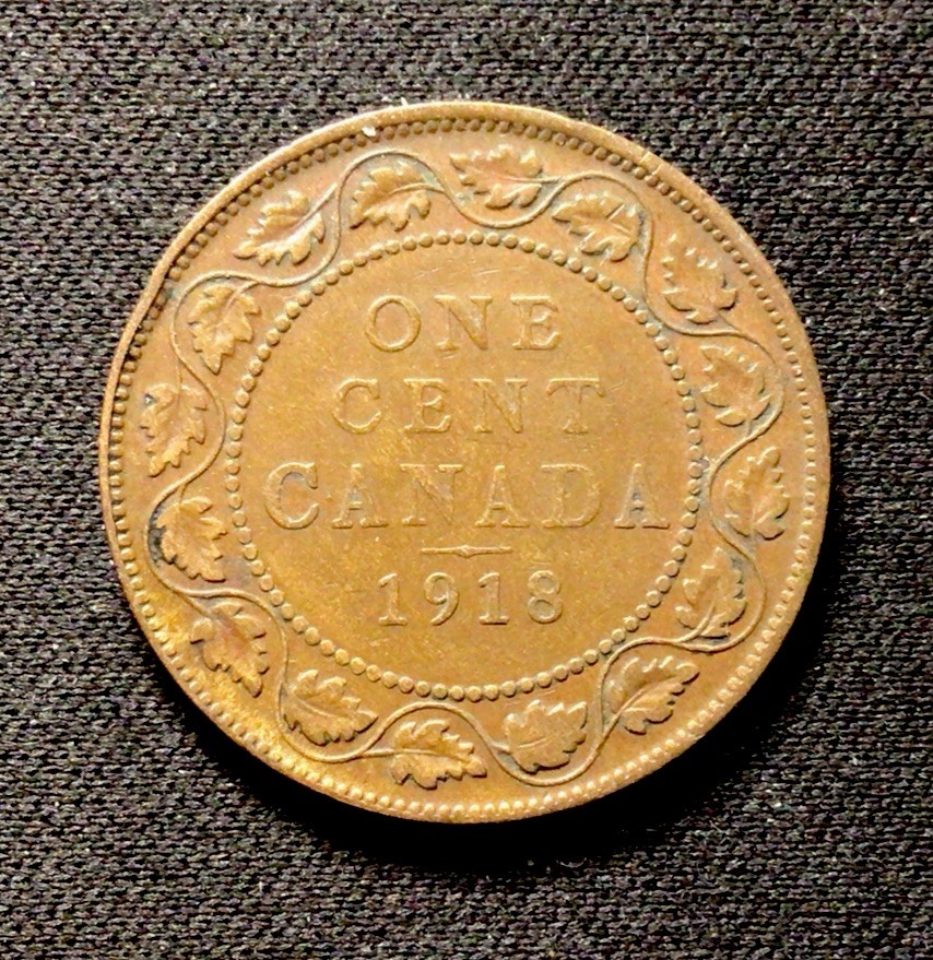 1918 Canada 1 Cent! ENN Coins