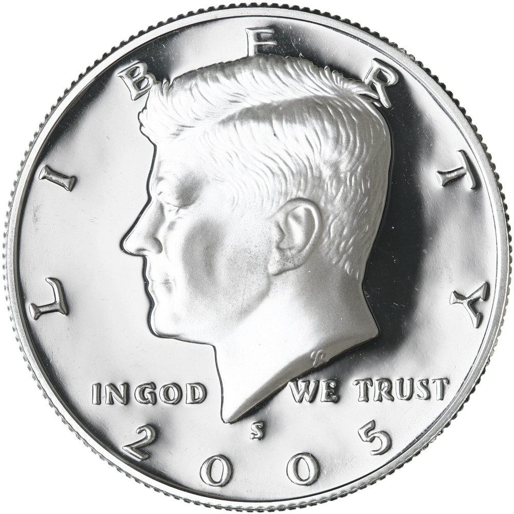 2005 S Kennedy Half Dollar Gem DCam Proof 90% Silver