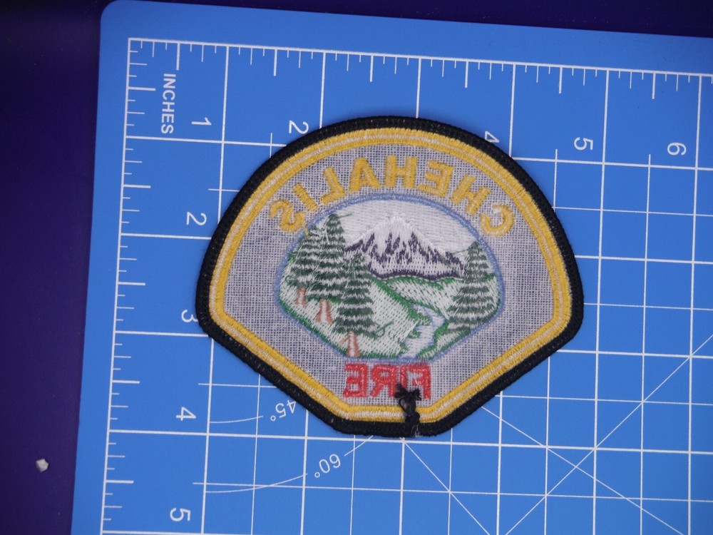 Chehalis Washington Fire Department patch-Bin A